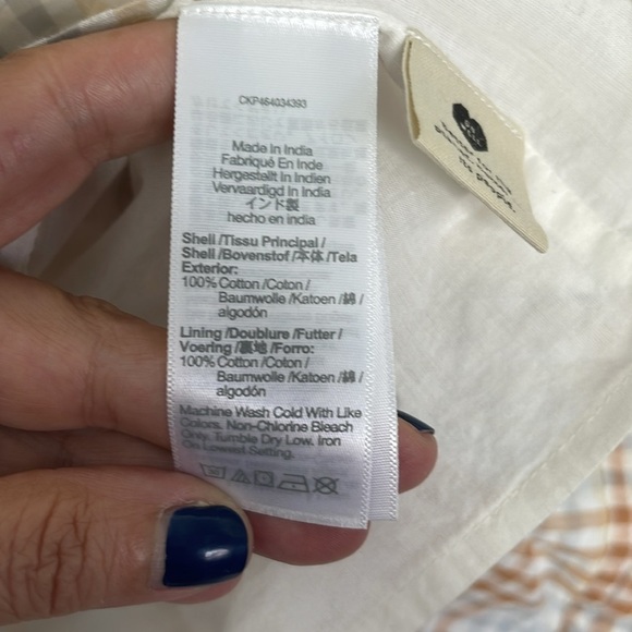 Madewell Cap-Sleeve Button-Front Mini Dress in Plaid Size Large - Picture 6 of 8